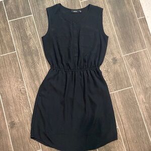 Apt. 9 - Black Lightweight Sleeveless Shirt Dress